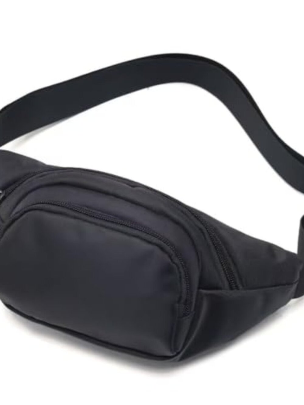 Waterproof Nylon Multi-Pocket Fanny Pack Waist Bag Crossbody Sling for Travel